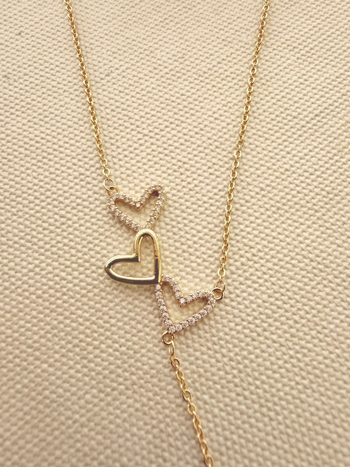 Set Collar corazon x 2