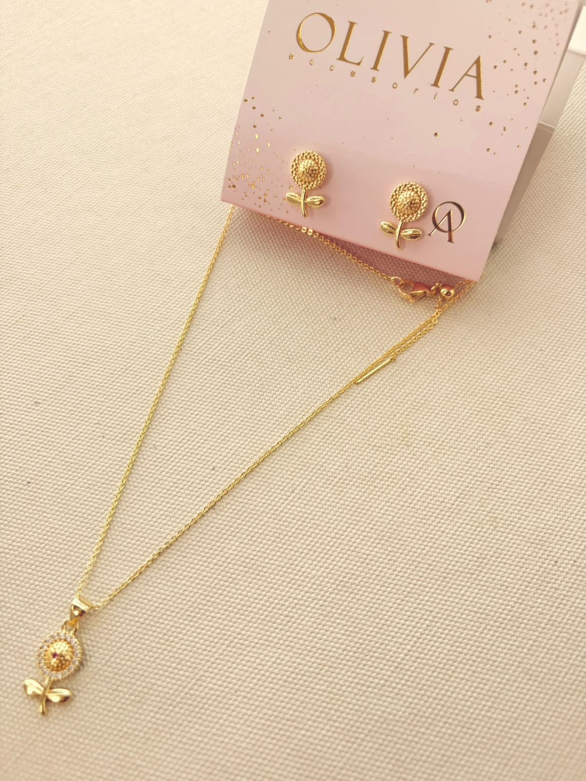 Set collar Girasol
