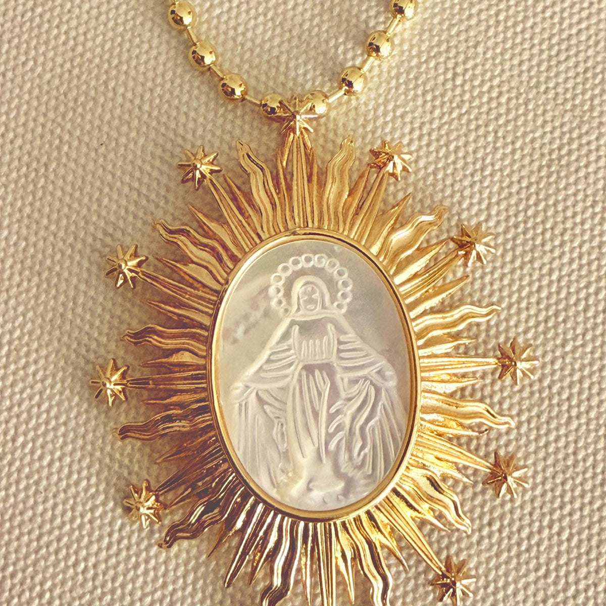Medalla Virgen 12 Estrellas
