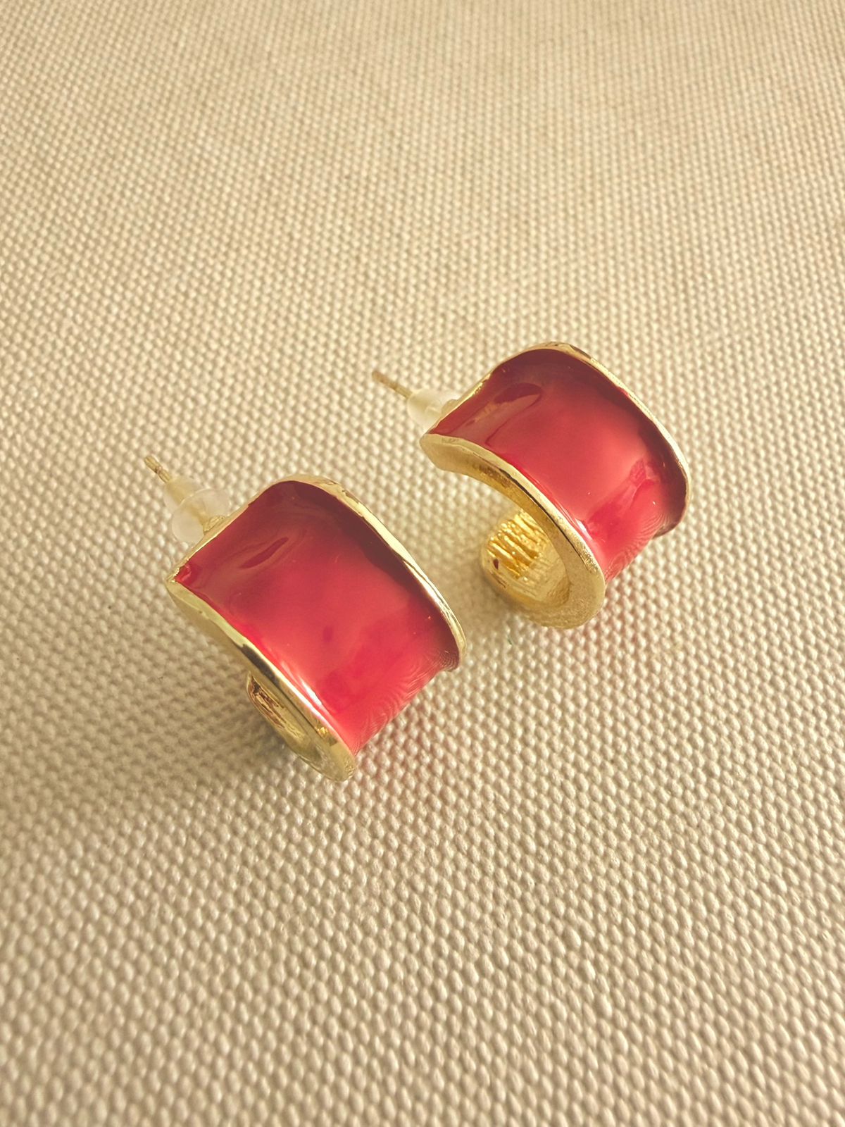 Candonga esmaltada roja